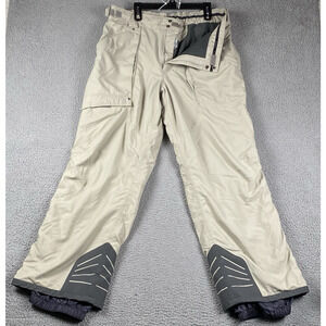 Columbia Titanium Omni-Tech Waterproof Snowboard Ski Pants Men's XL 38x33 Beige